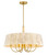 Minka-Lavery Hellia Six Light Pendant in Legacy Brass - 3605-732