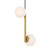 Minka-Lavery Curven Two Light Pendant in Legacy Brass - 3745-732