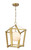 Minka-Lavery Shimmer One Light Pendant in Legacy Brass - 3784-732