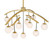 Minka-Lavery Curven 13 Light Chandelier in Legacy Brass - 3748-732