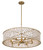 Minka-Lavery Horsmore Eight Light Pendant in Legacy Brass (Painted) - 3646-870