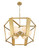 Minka-Lavery Shimmer Six Light Pendant in Legacy Brass - 3786-732