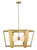 Minka-Lavery Shimmer Six Light Pendant in Legacy Brass - 3786-732