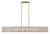 Minka-Lavery Horsmore Eight Light Island Pendant in Legacy Brass (Painted) - 3647-870