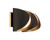 Minka-Lavery Flare Two Light Vanity in Legacy Brass & Dark Bronze - 3772-855