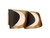 Minka-Lavery Flare Two Light Vanity in Legacy Brass & Dark Bronze - 3772-855