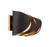 Minka-Lavery Flare Three Light Vanity in Legacy Brass & Dark Bronze - 3773-855