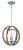 Minka-Lavery Country Estates Four Light Pendant in Sun Faded Wood W/Brushed Nicke - 4012-280
