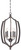 Minka-Lavery Middletown Five Light Pendant in Downton Bronze With Gold Highlights - 4373-579
