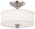 Minka-Lavery Harbour Point Two Light Semi Flush Mount in Brushed Nickel - 4172-84