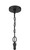 Minka-Lavery Velena Two Light Chandelier in Dark Matte Black - 3825-899