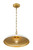 Minka-Lavery Crowne One Light Pendant in Legacy Brass & Off White Cream - 3935-879