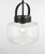 Minka-Lavery Wickglow One Light Pendant in Dark Matte Black - 3937-899