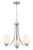 Minka-Lavery Shyloh Three Light Chandelier in Brushed Nickel - 4923-84
