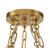 Minka-Lavery Marbelle Five Light Pendant in Legacy Brass - 5219-732