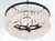 Minka-Lavery Shimmering Elegance Five Light Chandelier in Sand Coal - 6705-66