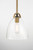 Minka-Lavery Sommersby One Light Pendant in Legacy Brass & Matte Coal - 5711-876