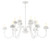 Minka-Lavery North Fork 12 Light Chandelier in Sand White - 5908-655
