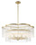 Minka-Lavery Azura Six Light Pendant in Heirloom Brass - 5455-856