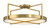 Minka-Lavery Boada LED Semi Flush Mount in Soft Brass - 5617-695-L