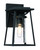 Minka-Lavery Lanister Court One Light Outdoor Lantern in Coal W/Gold - 72712-66G