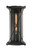Minka-Lavery Rockhill One Light Outdoor Wall Sconce in Dark Matte Black - 77602-899