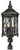 Minka-Lavery Bexley Manor Four Light Post Mount in Coal W/Gold Highlights - 9326-585