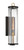 Minka-Lavery Cara One Light Outdoor Wall Sconce in Legacy Brass (Painted) & Dark - 79002-734