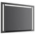Oxygen Skylight LED Mirror in Black - 3-0303-15