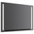 Oxygen Skylight LED Mirror in Black - 3-0303-15