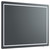 Oxygen Compact LED Mirror in Black - 3-0402-15