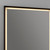 Oxygen Dusk LED Mirror in Black - 3-0803-15