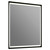 Oxygen Dusk LED Mirror in Black - 3-0802-15