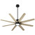 Oxygen Fleet 56"Ceiling Fan in Black - 3-112-15