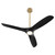 Oxygen Province 56" Ceiling Fan in Aged Brass / Black - 3-122-1540