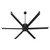 Oxygen Enorme 78"Ceiling Fan in Black - 3-129-15