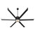 Oxygen Enorme 78"Ceiling Fan in Black - 3-129-15