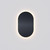 Oxygen Argo LED Mirror in Black - 3-1402-15