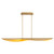 Oxygen Pivot LED Chandelier in Aged Brass - 3-408-40