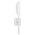 Oxygen Pivot LED Wall Sconce in White W/ Aged Brass - 3-405-640