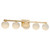 Oxygen Axiom LED Vanity in Aged Brass - 3-5054-40