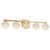 Oxygen Axiom LED Vanity in Aged Brass - 3-5054-40