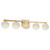 Oxygen Axiom LED Vanity in Aged Brass - 3-5054-40