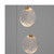 Oxygen Axiom LED Pendant in Aged Brass - 3-6050-40