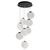 Oxygen Axiom LED Pendant in Black - 3-6051-15