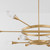 Oxygen Sperano LED Chandelier in Aged Brass - 3-6119-40