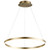 Oxygen Circulo LED Pendant in Aged Brass - 3-64-40