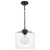 Quoizel Abner One Light Mini Pendant in Matte Black - ABR1512MBK