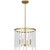 Quoizel Apelle Four Light Pendant in Aged Brass - APE2816AB