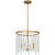 Quoizel Apelle Four Light Pendant in Aged Brass - APE2816AB